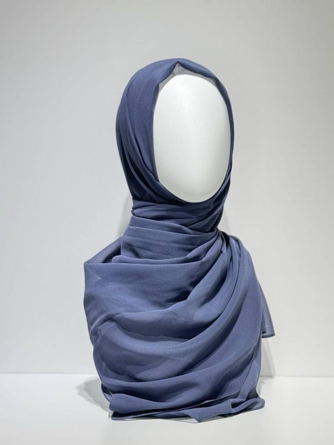 وشاح شيفون سادة  -DH 681