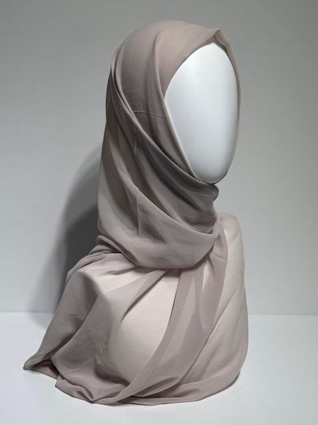 وشاح شيفون سادة  -DH 680