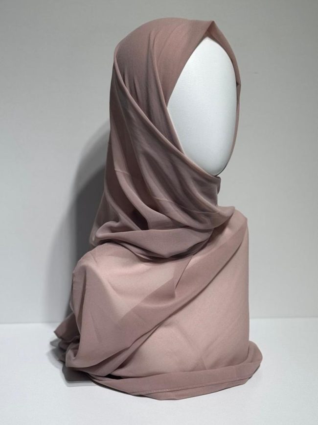 وشاح شيفون سادة  -DH 674