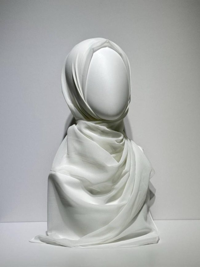 وشاح شيفون سادة  -DH 670