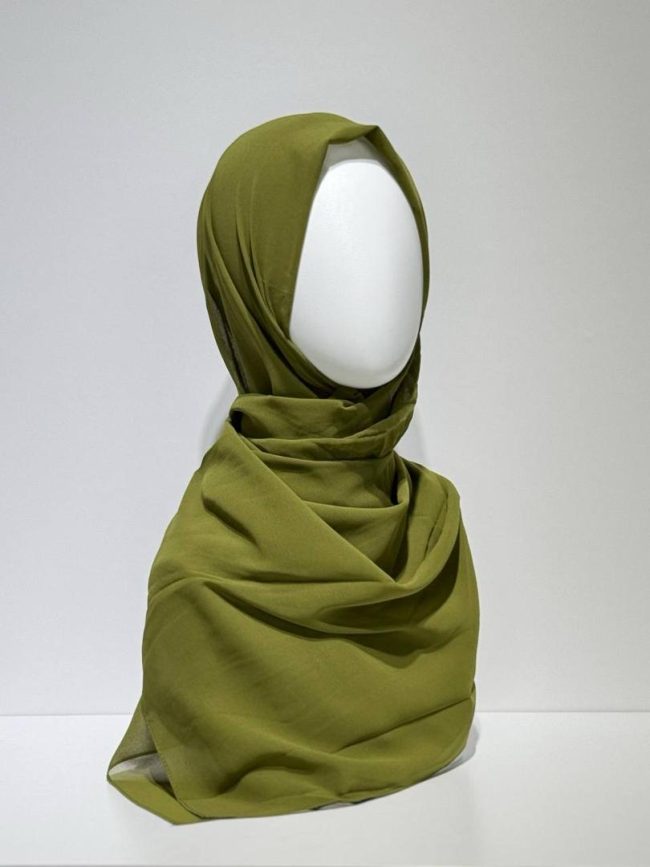 وشاح شيفون سادة  -DH 668