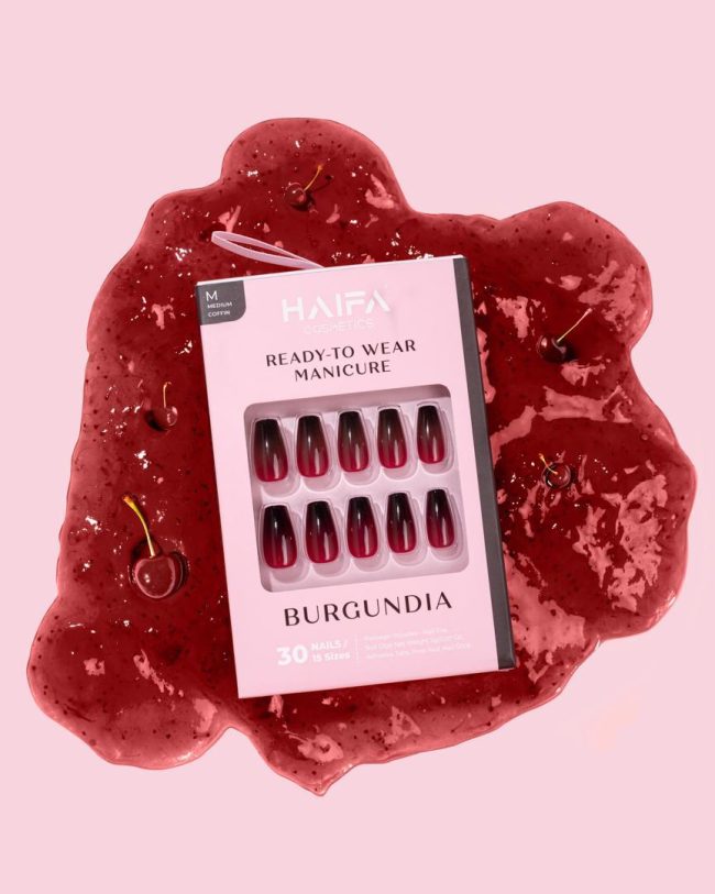 BURGUNDIA  أظافر  HC-066